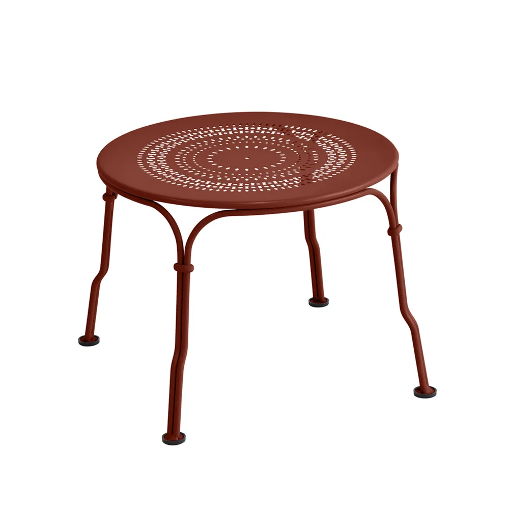 1900 bord lavt, Red ochre (rød) Fermob