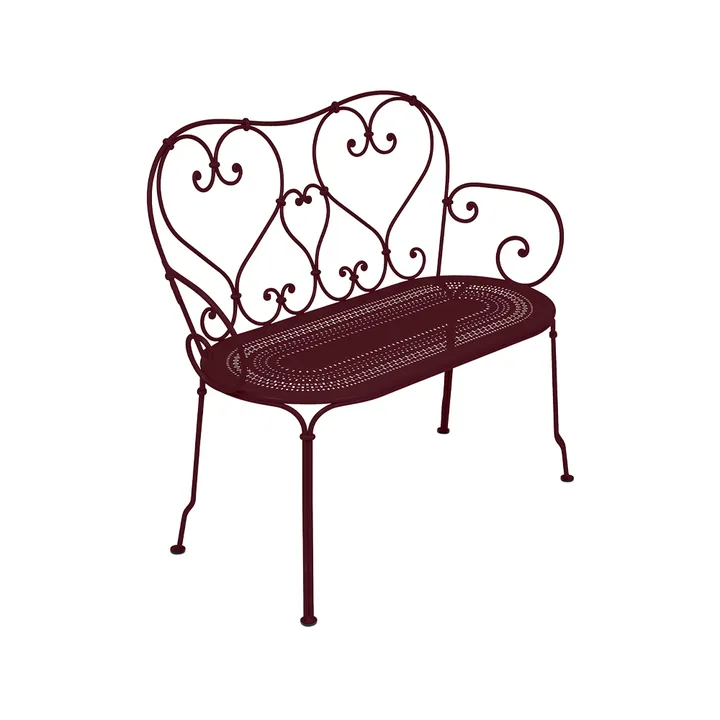 1900 sofa - Black cherry (vinrød) - Fermob