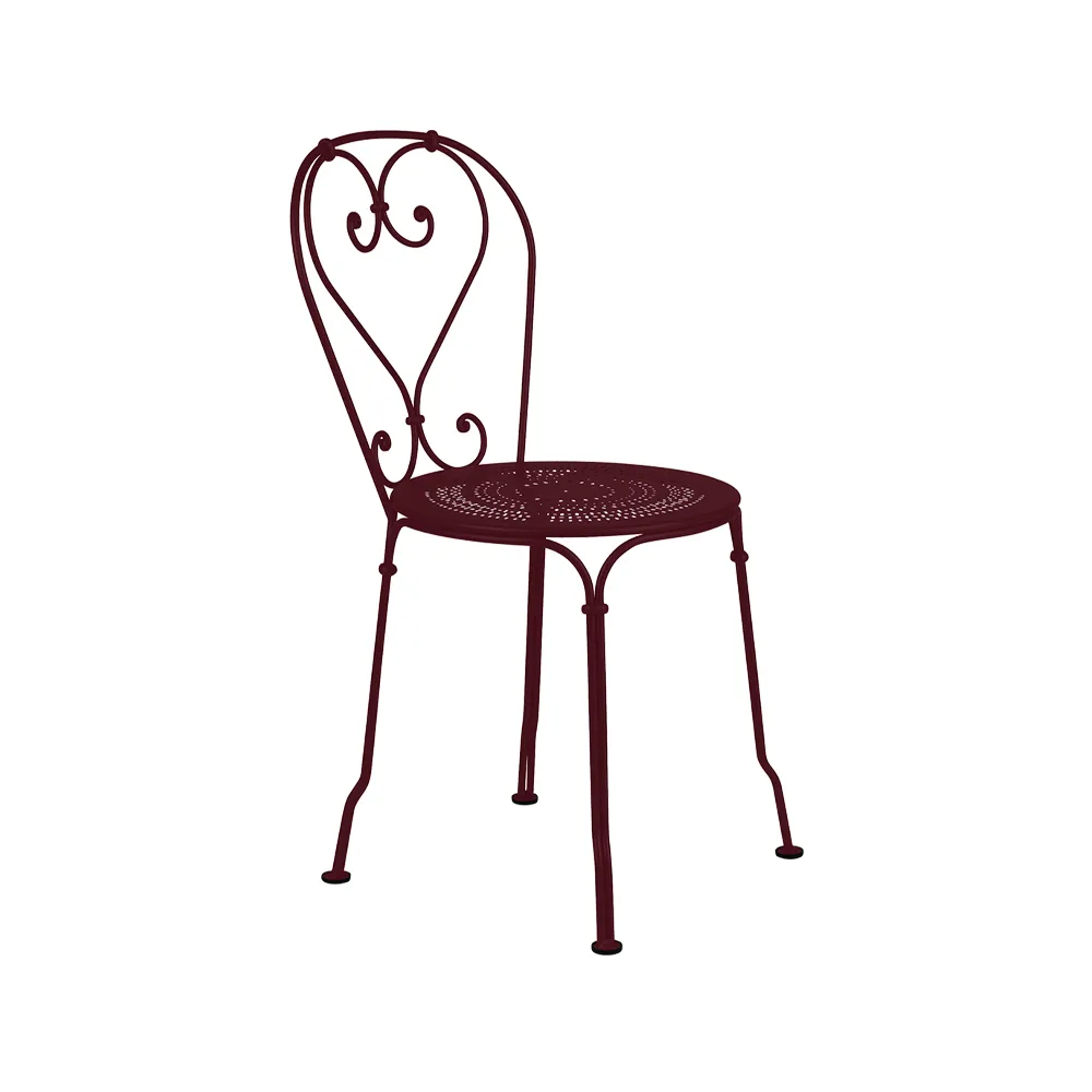 1900 stol, Black cherry (vinrød) Fermob
