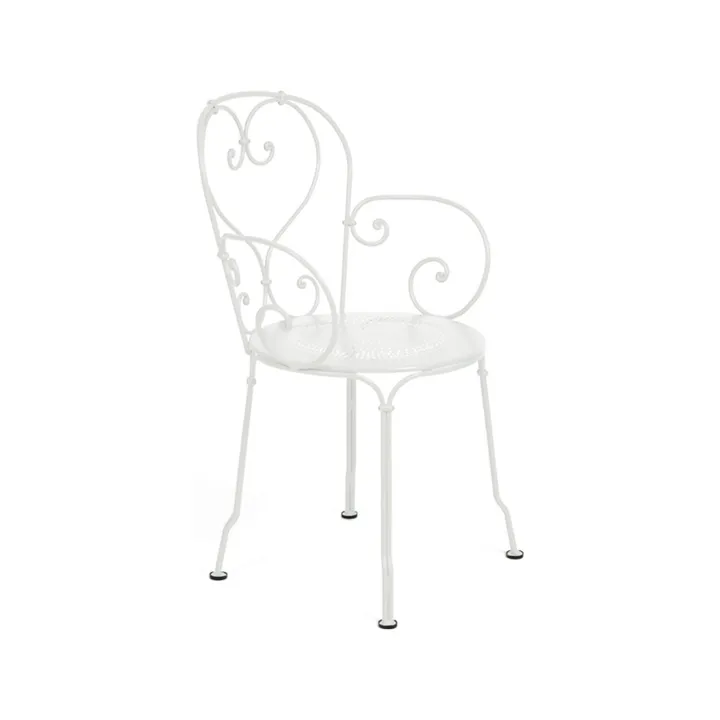 1900 stol med armlener - Cotton white - Fermob