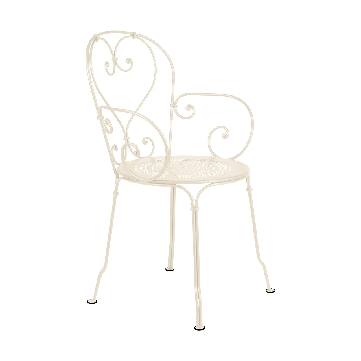 1900 stol med armlener, Latte beige Fermob