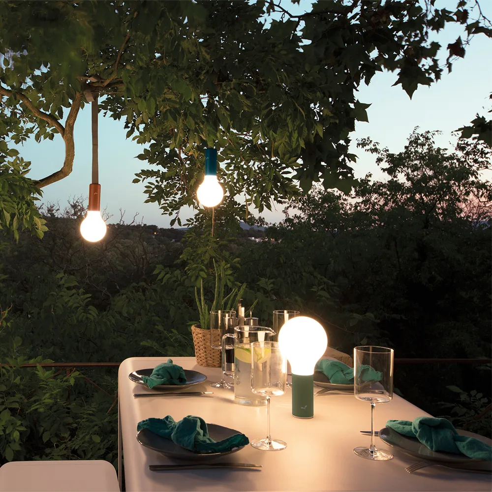 Aplô bordlampe, Cactus (grønn) Fermob