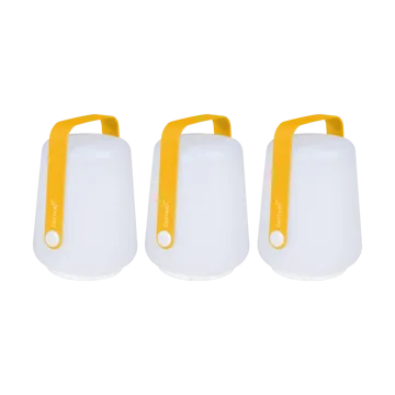 Balad bordlampe LED 3-pakk - Honey (gul)-mini - Fermob