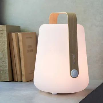 Balad portabel bordlampe LED - Acapulco blue-liten - Fermob