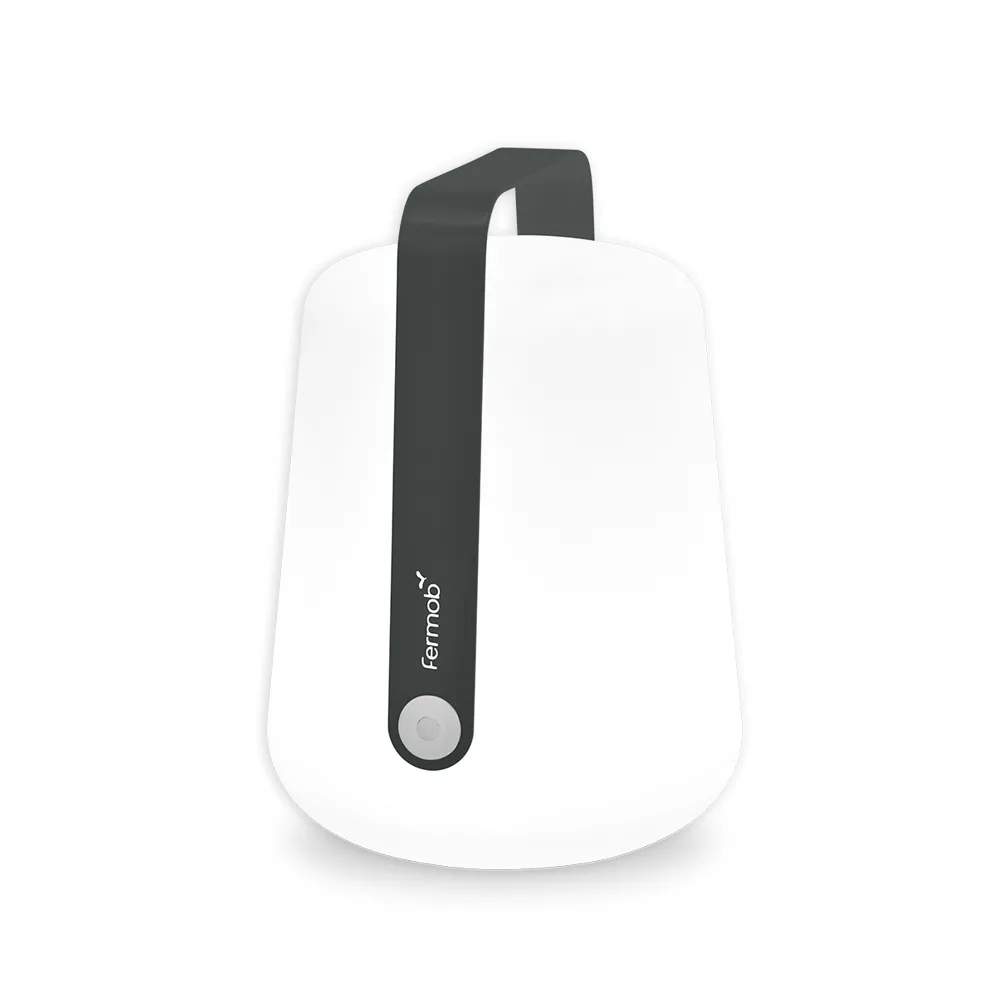 Balad portabel bordlampe LED, anthracite, stor Fermob