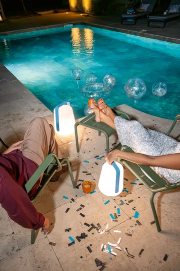 Balad2 portabel bordlampe - Bamboo, 25 cm - Fermob