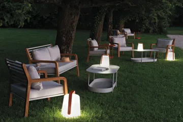 Balad2 portabel bordlampe - Clay grey, 25 cm - Fermob