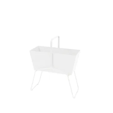 Basket high plantekasse - Cotton white (hvit) - Fermob