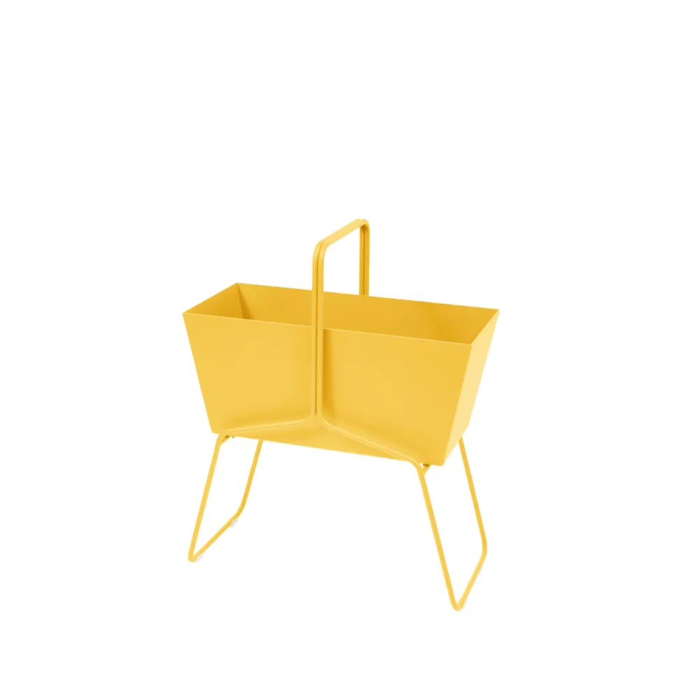 Basket high plantekasse, honey Fermob