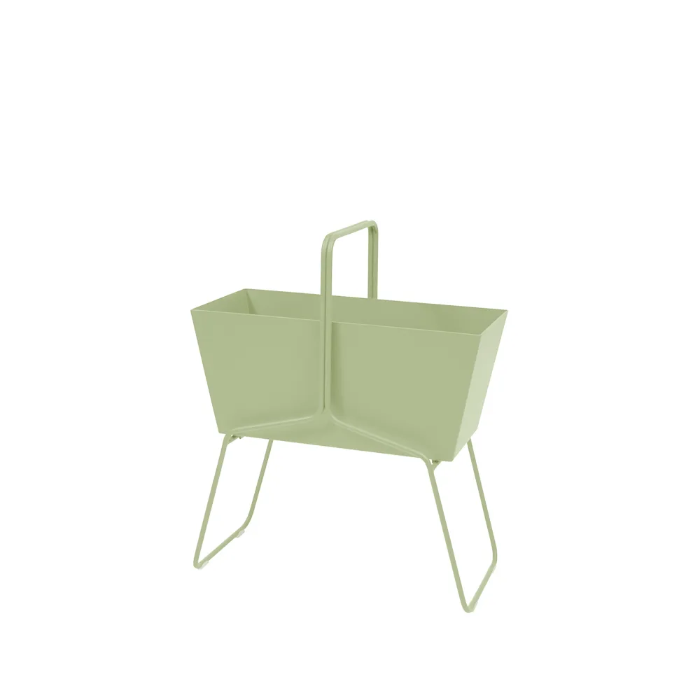 Basket high plantekasse, Willow green (grønn) Fermob