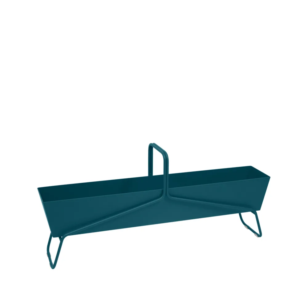 Basket long plantekasse, Acapulco blue (blå) Fermob