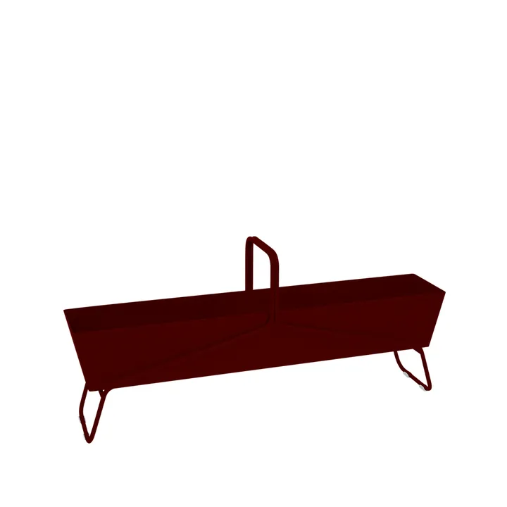 Basket long plantekasse - Black cherry (vinrød) - Fermob