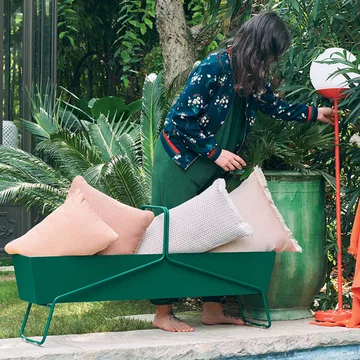 Basket long plantekasse - cedar green - Fermob