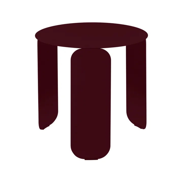 Bebop Ø45 bord, lavt - Black cherry (vinrød) - Fermob