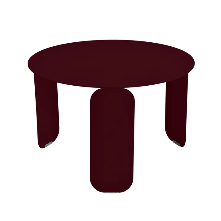 Bebop Ø60 bord, lavt - Black cherry (vinrød) - Fermob