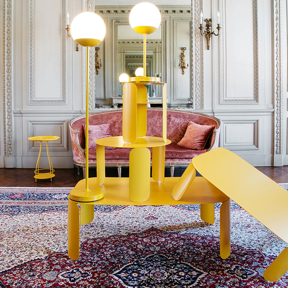 Bebop Ø60 bord, lavt, Liquorice Fermob