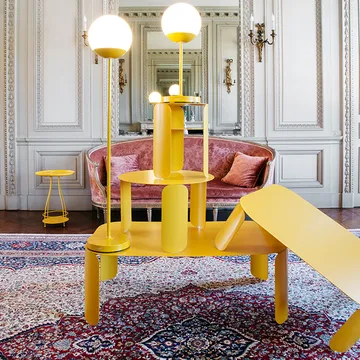 Bebop Ø60 bord, lavt - Willow green - Fermob