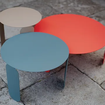 Bebop Ø80 bord, lavt - Chili - Fermob