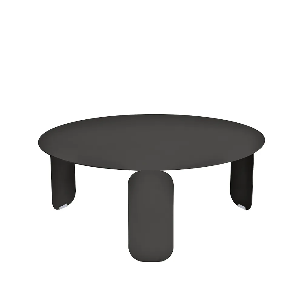 Bebop Ø80 bord, lavt, Liquorice Fermob
