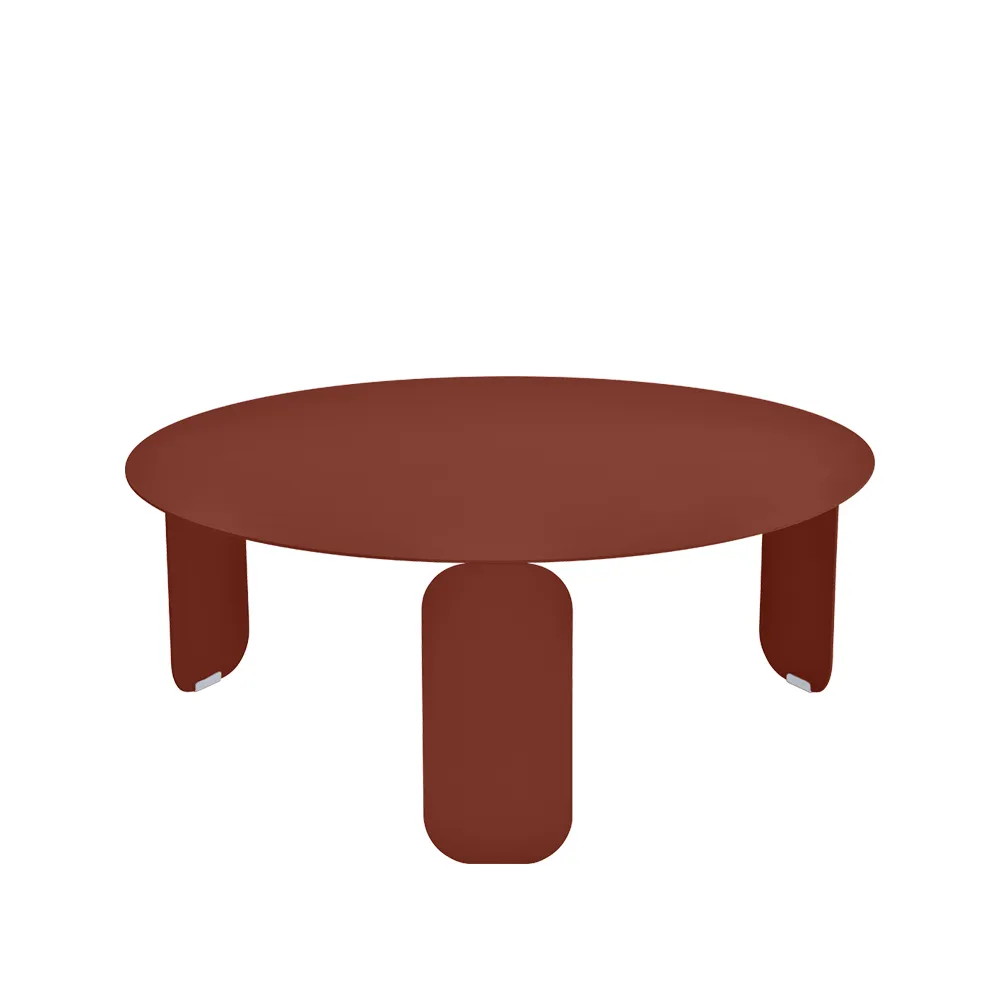 Bebop Ø80 bord, lavt, Red ochre Fermob