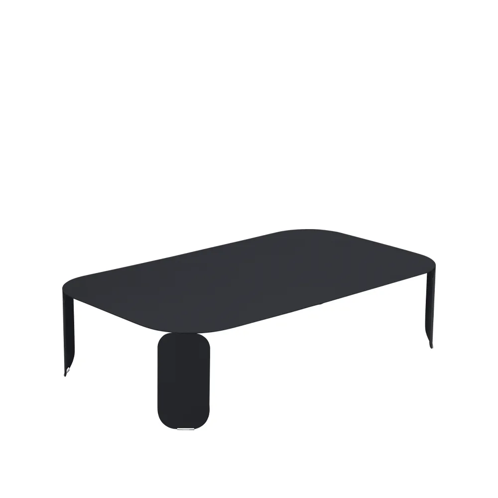 Bebop bord 120x70 cm, Anthracite, h.29 cm Fermob