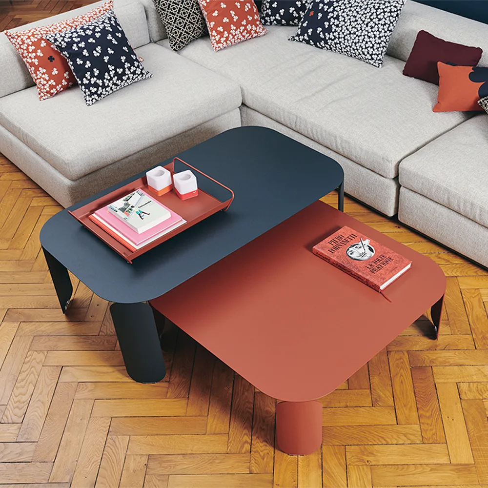 Bebop bord 120x70 cm, Chili (rød), h.29 cm Fermob