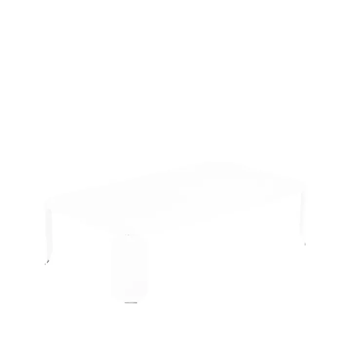 Bebop bord 120x70 cm - Cotton white (hvit), h.29 cm - Fermob