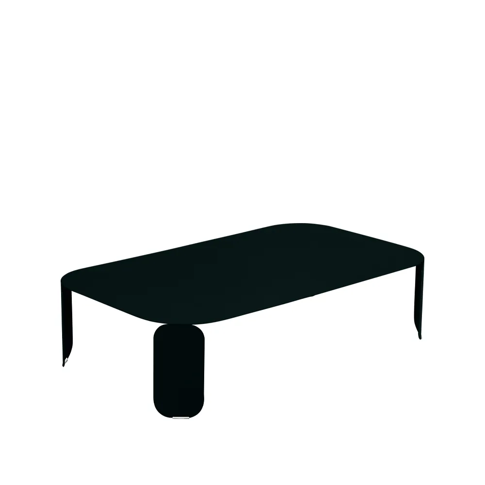 Bebop bord 120x70 cm, Liquorice (svart), h.29 cm Fermob