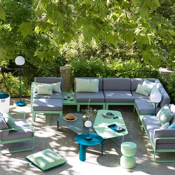 Bebop bord 120x70 cm - Willow green, h.29 cm - Fermob