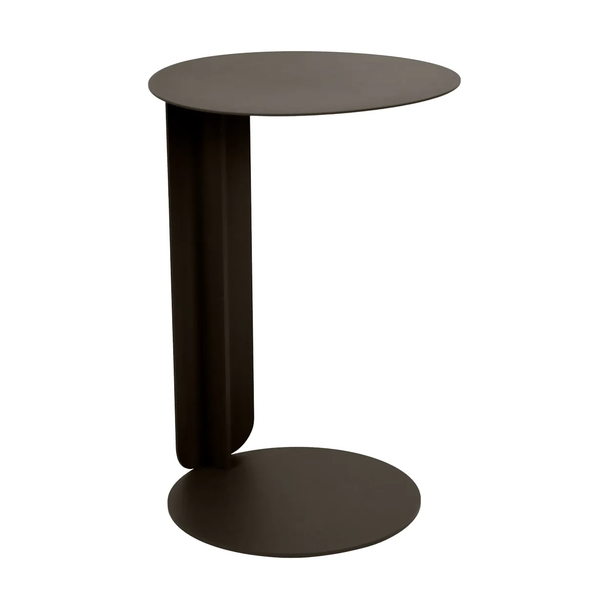 Fermob Bebop Offset sidebord Tonka (brun) | Skandinavisk Design | Hagebord | Grå