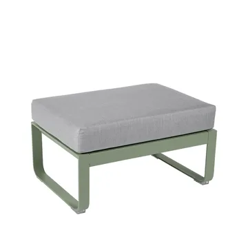 Bellevie 1-seters fotskammel - Cactus, flannel grey pute - Fermob