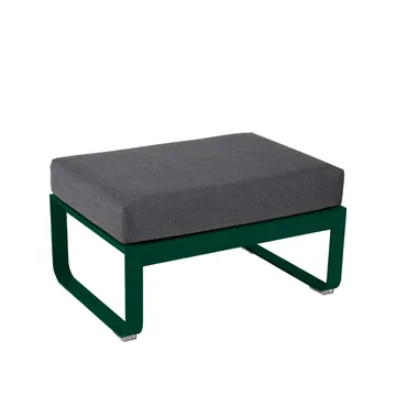 Bellevie 1-seters fotskammel - Cedar green, graphite grey pute - Fermob