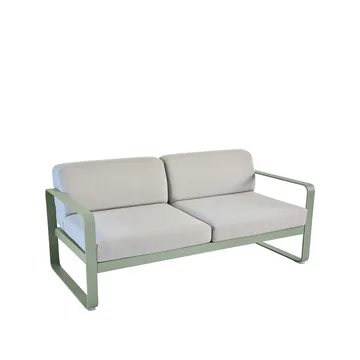 Bellevie 2-seters sofa - Cactus, flannel grey pute - Fermob