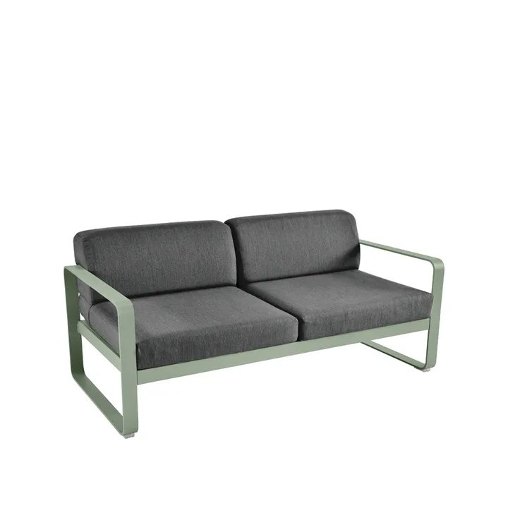 Bellevie 2-seters sofa - Cactus, graphite grey pute - Fermob