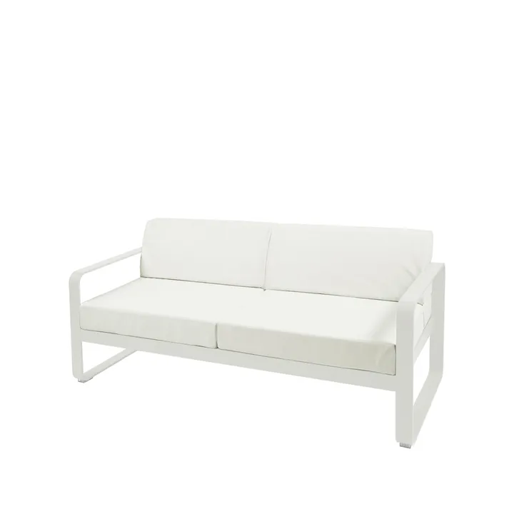 Bellevie 2-seters sofa - Cotton white (hvit), off-white pute - Fermob