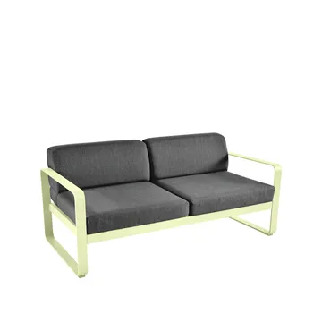 Bellevie 2-seters sofa - Frosted lemon, graphite grey pute - Fermob