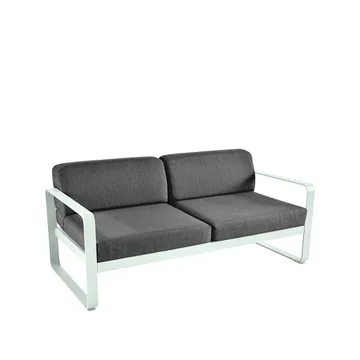Bellevie 2-seters sofa - Ice mint, graphite grey pute - Fermob