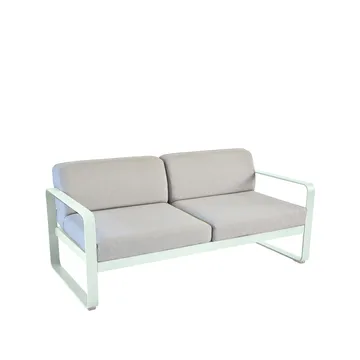 Bellevie 2-seters sofa - Ice mint (grønn), flannel grey pute - Fermob