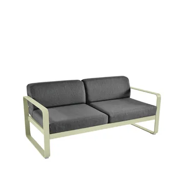 Bellevie 2-seters sofa - Willow green, graphite grey pute - Fermob