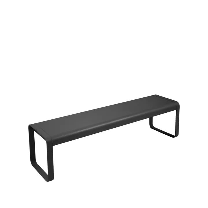 Bellevie benk - Liquorice (svart) - Fermob