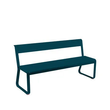 Bellevie benk med ryggstøtte - Acapulco blue - Fermob