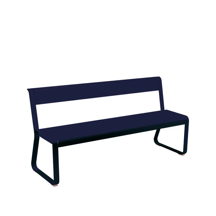 Bellevie benk med ryggstøtte - Deep blue - Fermob