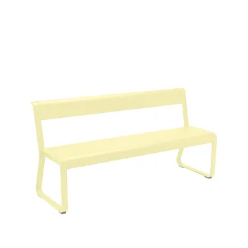 Bellevie benk med ryggstøtte - Frosted lemon (gul) - Fermob