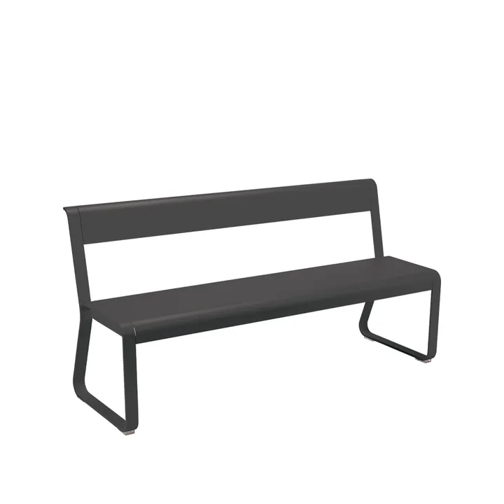 Bellevie benk med ryggstøtte - Liquorice - Fermob