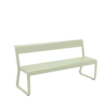 Bellevie benk med ryggstøtte - Willow green (grønn) - Fermob