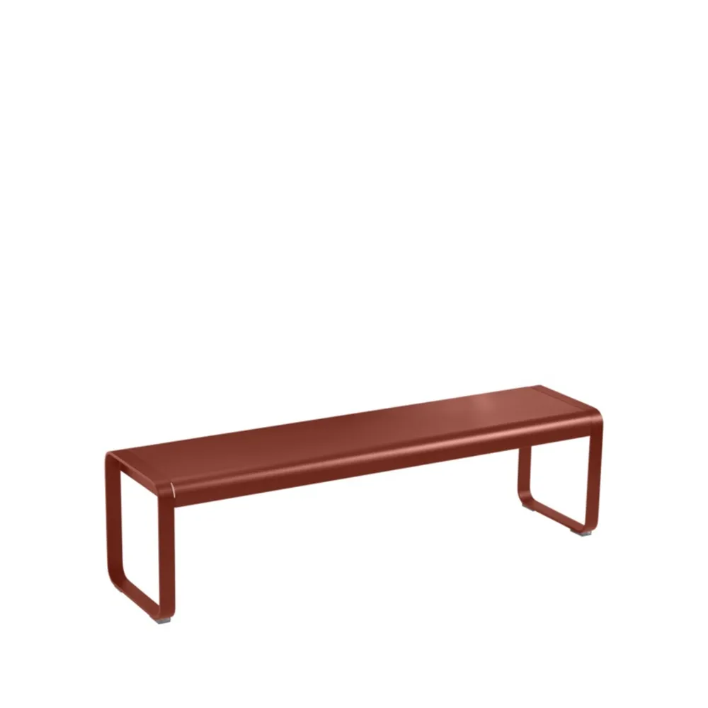 Bellevie benk, Red ochre (rød) Fermob