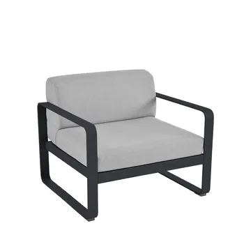 Bellevie lenestol - Anthracite, flannel grey pute - Fermob