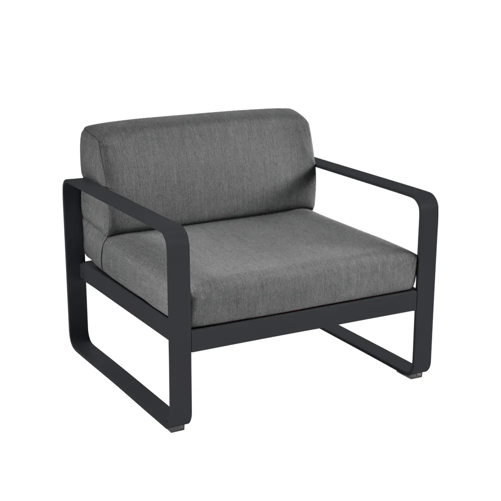 Bellevie lenestol, Anthracite, graphite grey pute Fermob