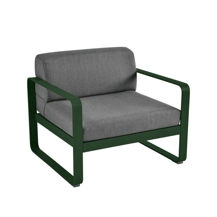 Bellevie lenestol - Cedar green (grønn), graphite grey pute - Fermob