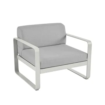 Bellevie lenestol - Clay grey, flannel grey pute/dyne trekk - Fermob